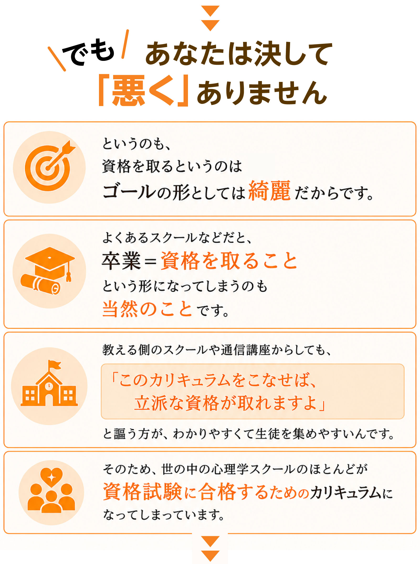 資格が活かせない原因