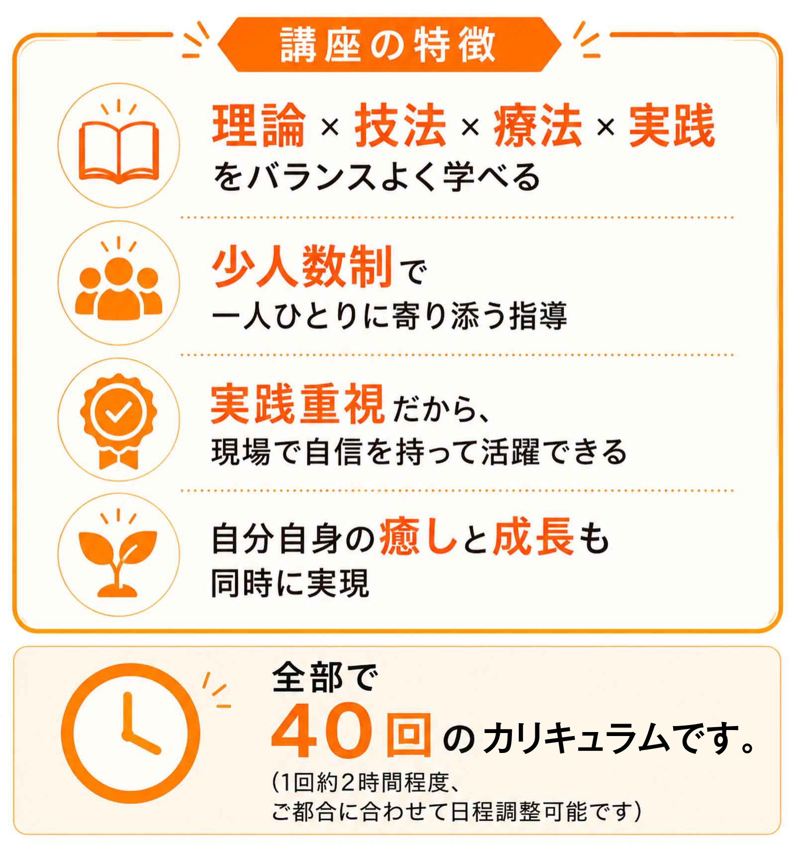心理カウンセラー養成講座のカリキュラム